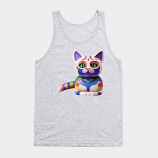 Cat alebrije, AI art Tank Top